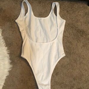 White bodysuit size medium